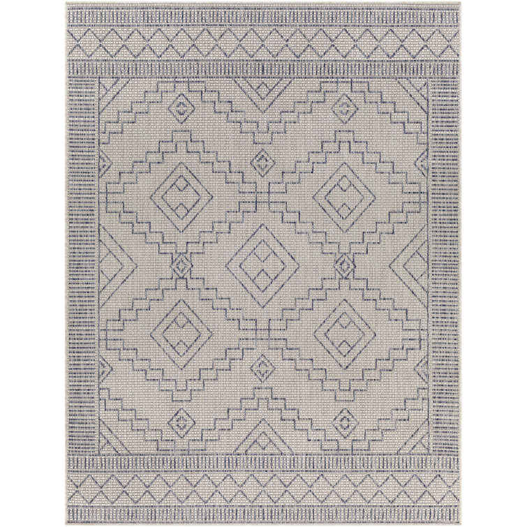 Union Rustic Khallia Geometric Rug Wayfair Canada